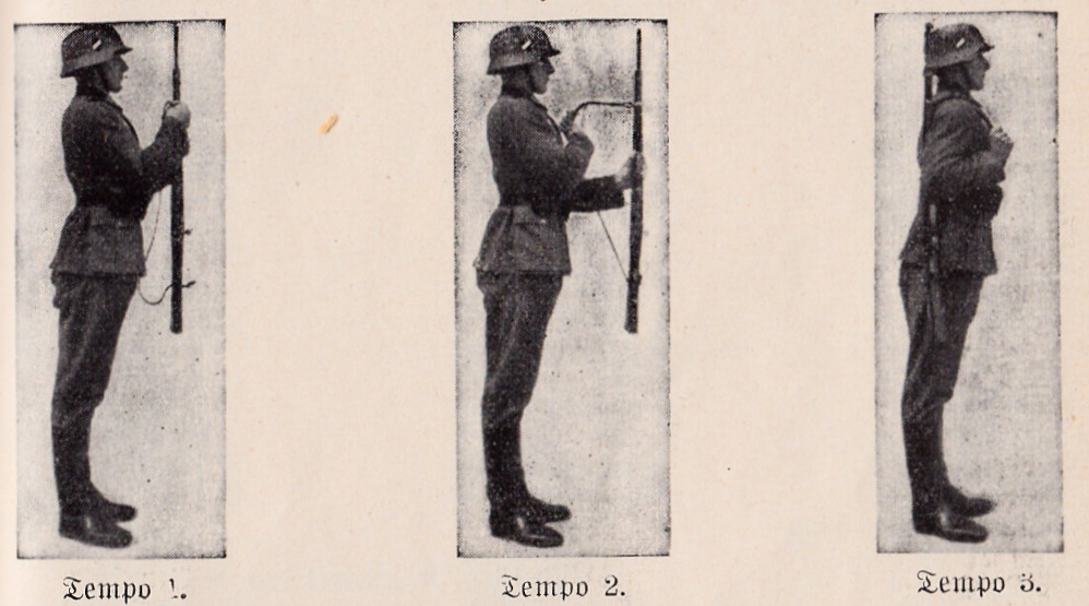 Gewehr umhängen